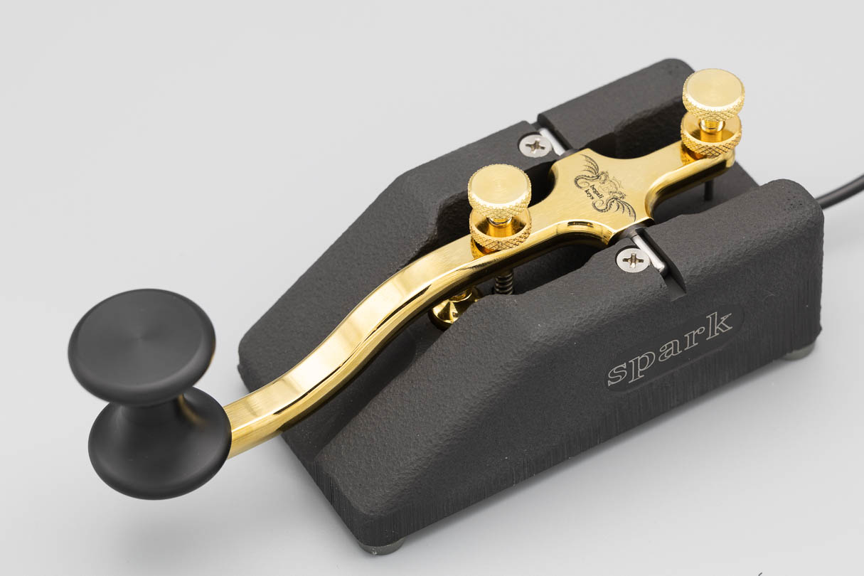 Begali Pearl Gold Key　電鍵 Begali Pearl dual paddle Morse key is a high-precision